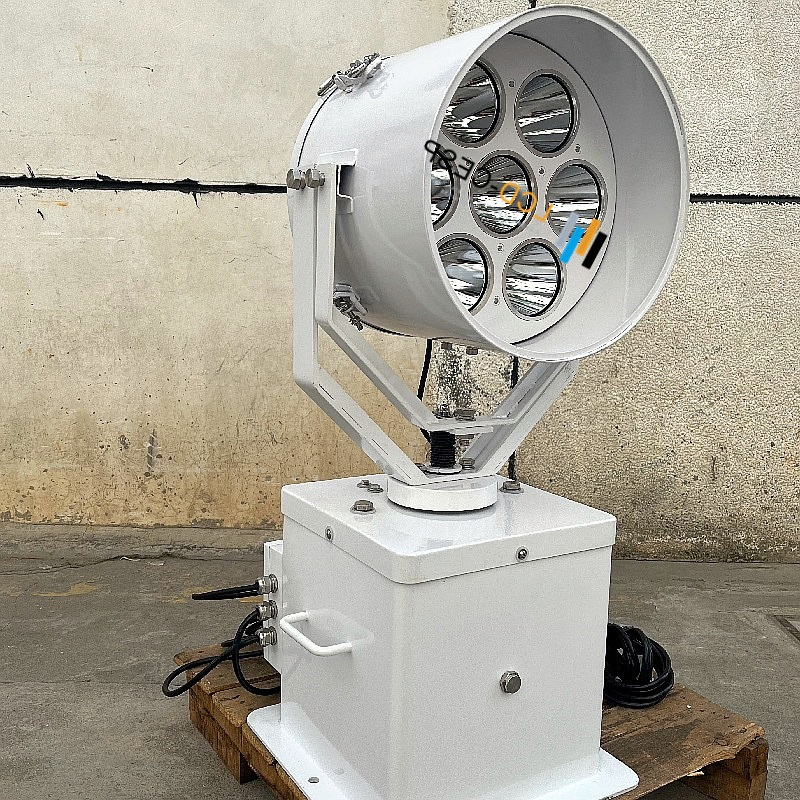 Lanterna de Busca Spotlight Marinha em Aço Inoxidável Anticorrosão Tz1 80W-350W-350W 100-277V, 12-24V 4000K, 2deg, Xenon 2km-6km Iluminação, À Prova D'Água IP67 IP69K