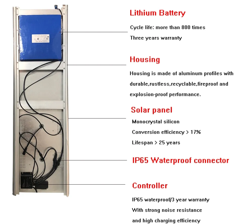 80W Lâmpada de Rua com Sensor de Movimento Modos de Iluminação Dual Energia Solar e Eólica
