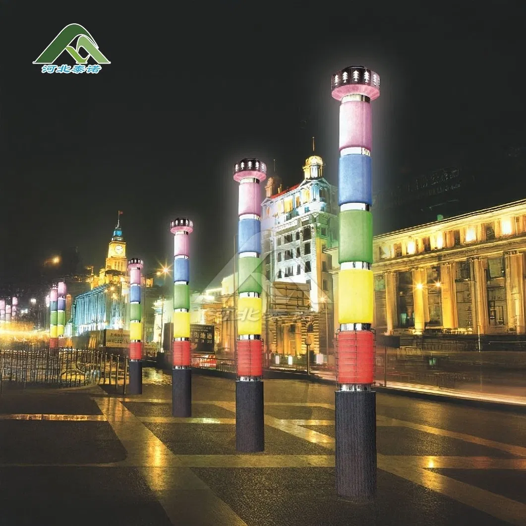 Luzes de Poste de Paisagem Personalizadas de Altura Ajustável Tainuo Long Life para Vila