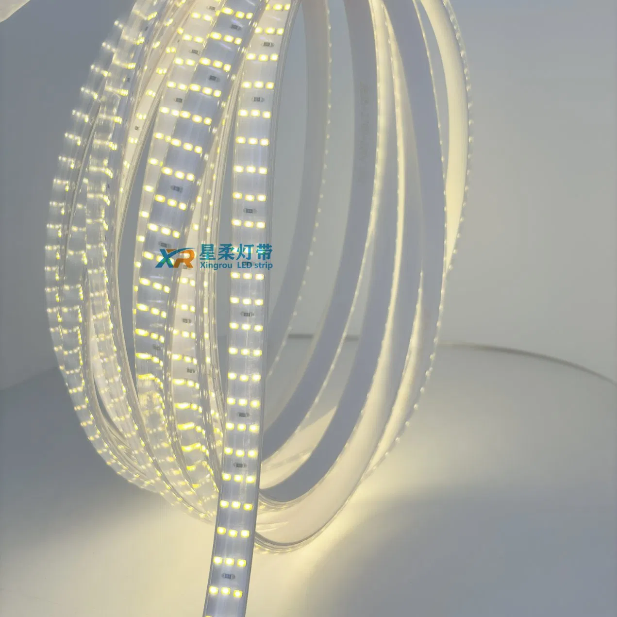 15mm 276LED/Mac Fita de Luz LED Flexível de Alta Tensão com Três Linhas para Canteiros de Obras, Túneis, Manutenção de Estradas, Iluminação de Árvores