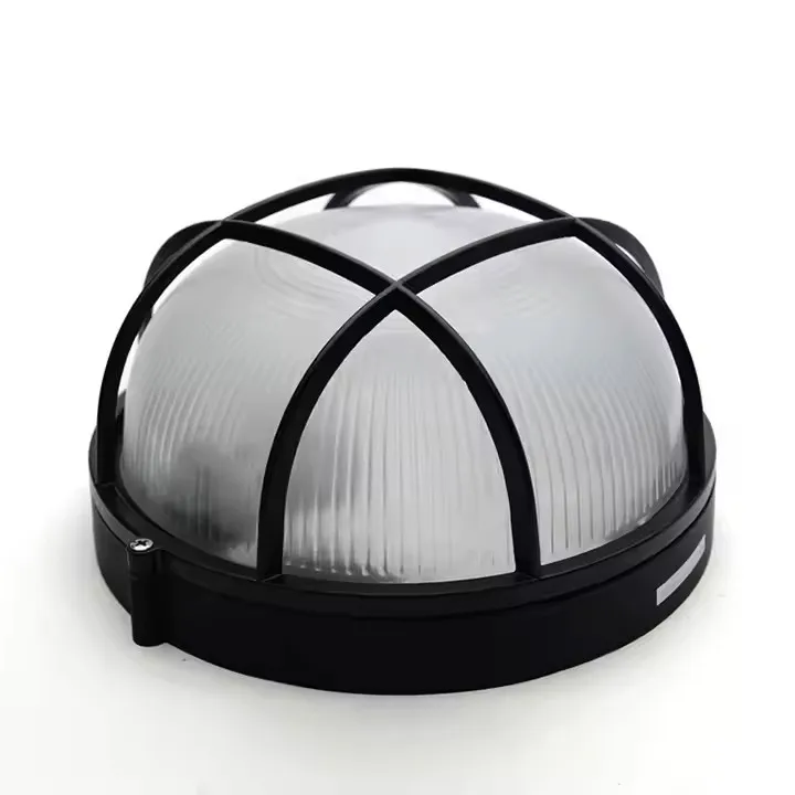 IP68 Iluminação de Parede ao Ar Livre em Alumínio à Prova d'Água com Luz LED E27 Luz Grande Círculo