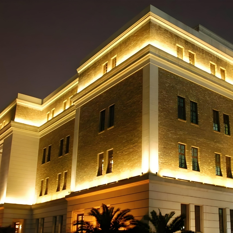 Iluminação Arquitetônica de Fachada Luzes LED de Lavagem de Parede RGB/Branco Quente Branco Puro