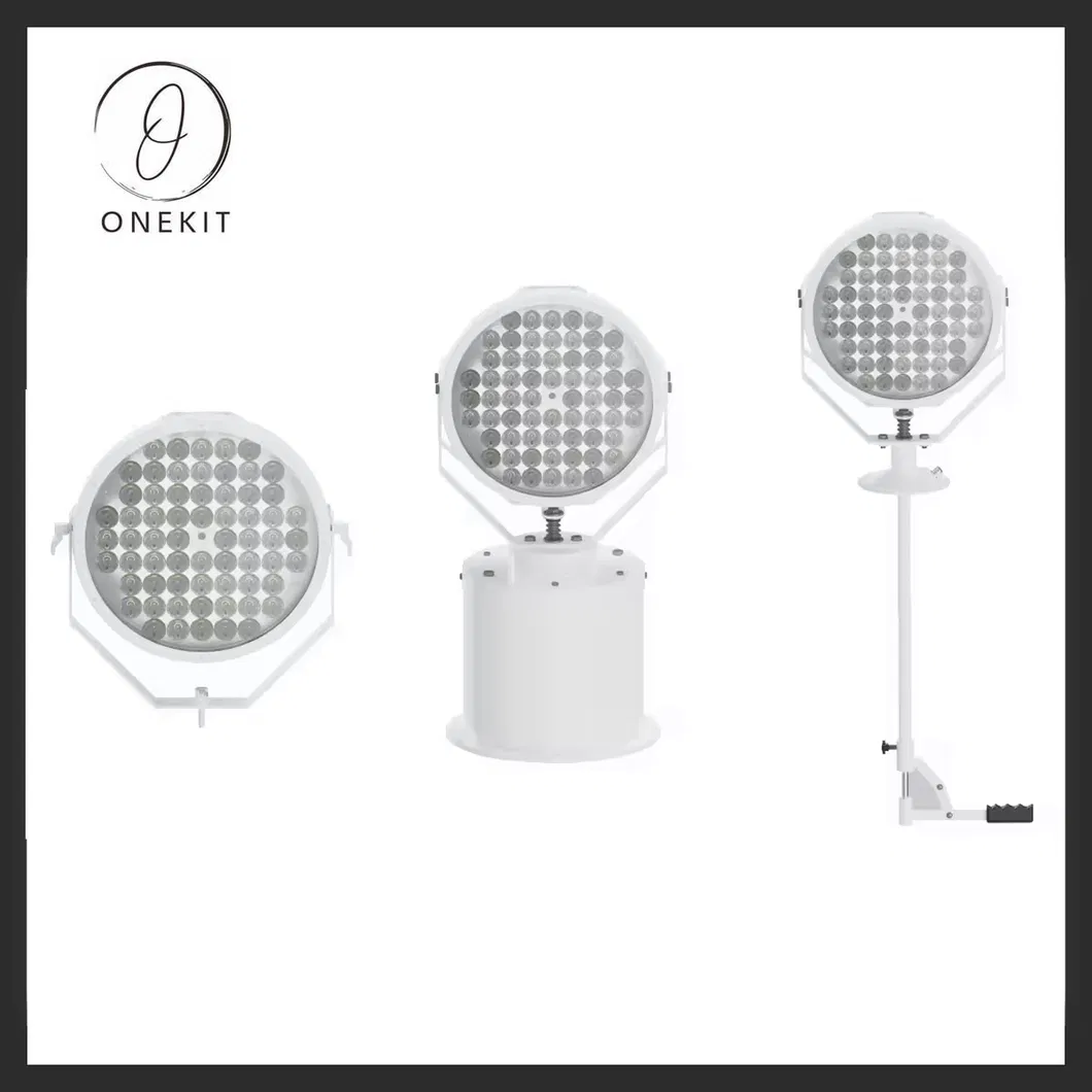 Iluminação LED Rotativa para Barcos Projetor de Navio IP65 IP66 75W 150W 400W Luz de Spotting Marinha