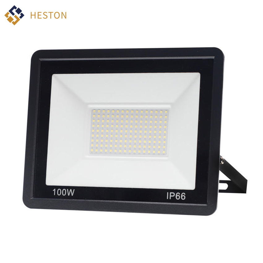 Luz de Inundação LED 100W 3000K IP66 Iluminação Projetora LED para Exterior Luz de Segurança