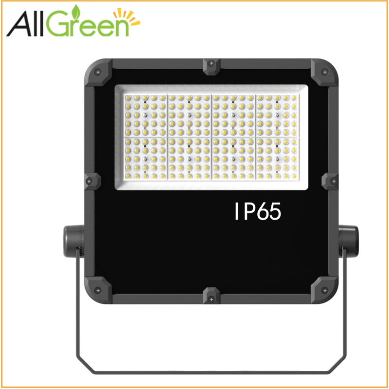 Iluminação de Inundação Allgreen OEM/ODM 200W Holofote LED para Tênis, Iluminação Esportiva Externa Economizadora de Energia, Paisagismo de Estádio em Alumínio à Prova d'Água IP66 À Prova d'Água
