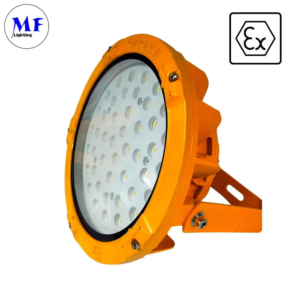 Zone1 Zone2 Lâmpada LED Antiexplosão Atex Iluminação LED para Zona Perigosa Luminária LED Montada em Alta Baía à Prova de Explosão