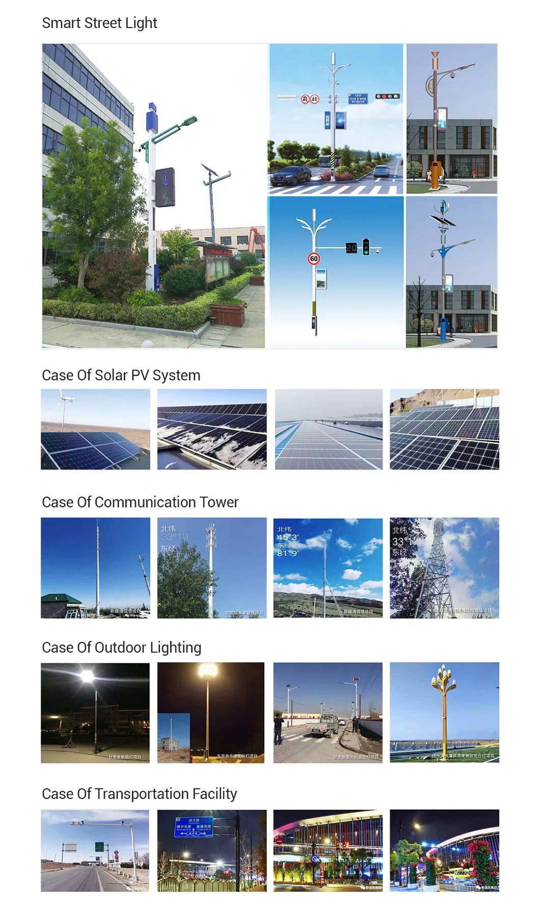 Lâmpada LED de Rua Solar com Sensor de Movimento para Iluminação Externa