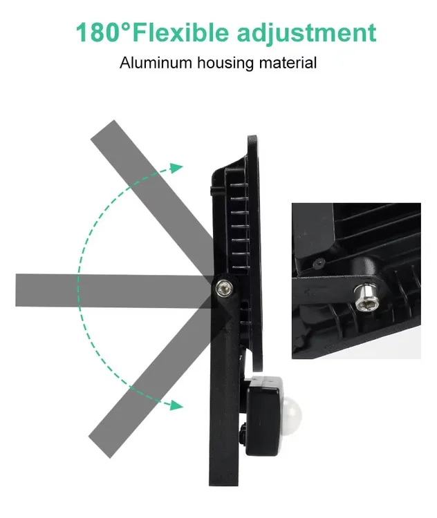 Luz de Parede de Segurança Externa IP66 LED