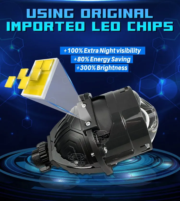 Farol LED de Alta Lumens 2.5 Polegada