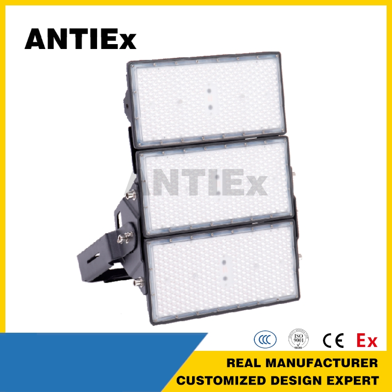 Iluminação Externa Ajustável Lente PMMA 100W Holofote LED IP65 Luzes de Túnel LED
