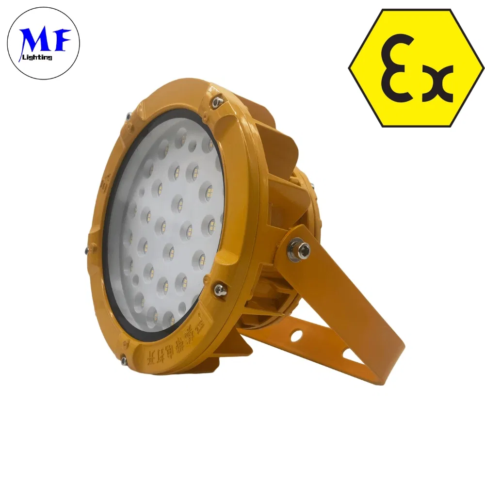 Zone1 Zone2 Lâmpada LED Antiexplosão Atex Iluminação LED para Zona Perigosa Luminária LED Montada em Alta Baía à Prova de Explosão