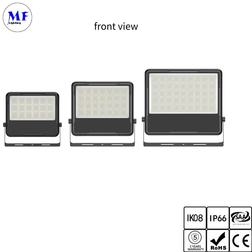 Projetor de Spot de Alta Potência IP66 Luz de Inundação LED à Prova d'Água para Hotel, Jardim, Paisagismo, Fábrica, Armazém, Local de Construção, Iluminação Industrial