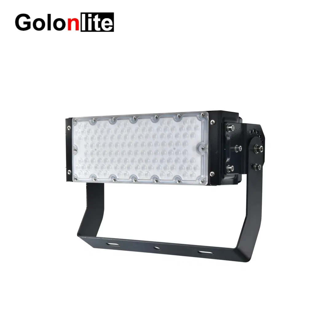 100W Luzes Refletoras de Projetor Externo para Construção, Campo Esportivo, Iluminação LED para Estádio ao Ar Livre