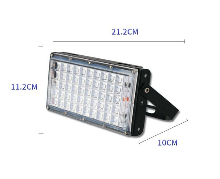 2025 LED RGB 100W Luz de Inundação LED RGB 50W 100W Luz Colorida Luzes de Inundação RGB