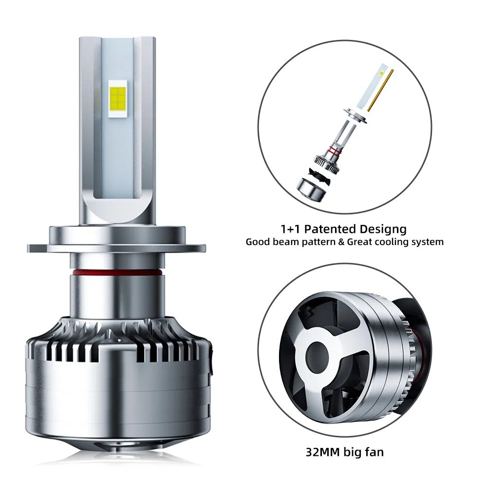 Farol VW Polo Lente Projetora Bi LED 3.0 Automotivo H7 Farol