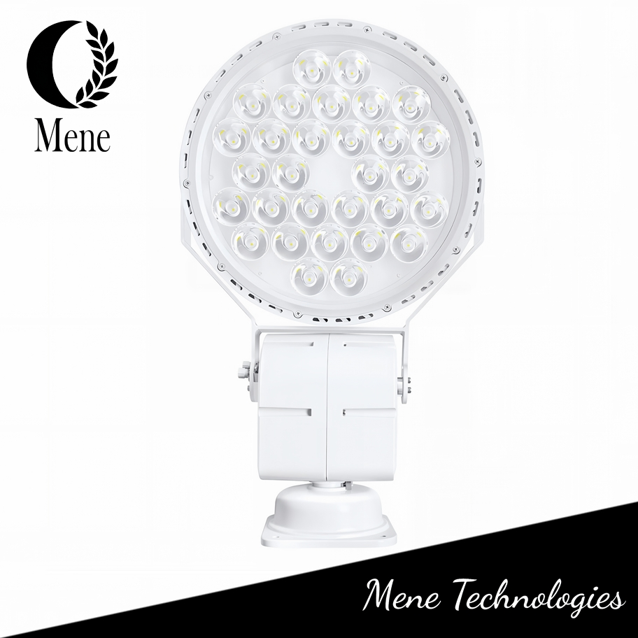 Lanterna de Busca LED Marinha Spot IP68 Ik10 Chip CREE 3000m Alcance 360° Rotação Resistente a Spray Salino Luz de Navio para Convés de Navio Iluminação de Alvo Preciso