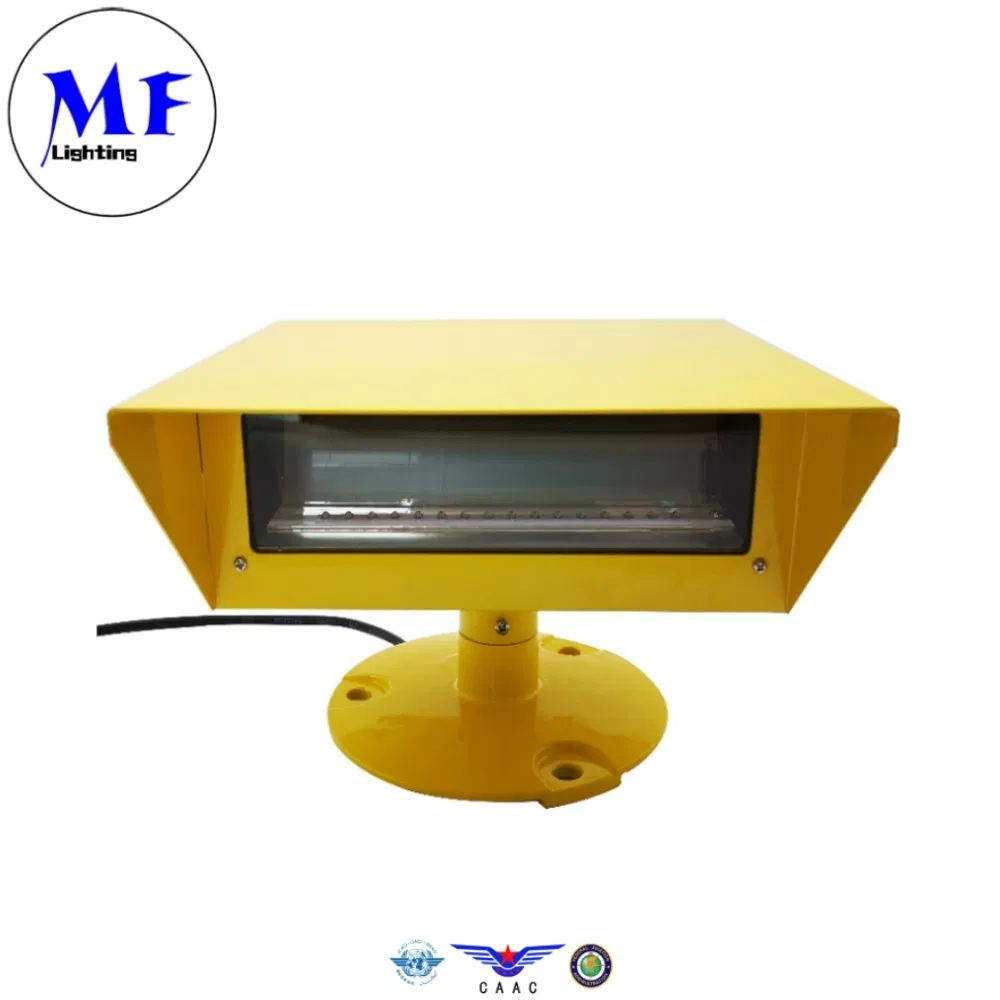 Alta Intensidade IP66 À Prova D'Água Branca Solar Poder AC DC Obstrução Aeronáutica Aviso Aviação LED Superfície Heliponto Helideck Helipad Luz de Inundação