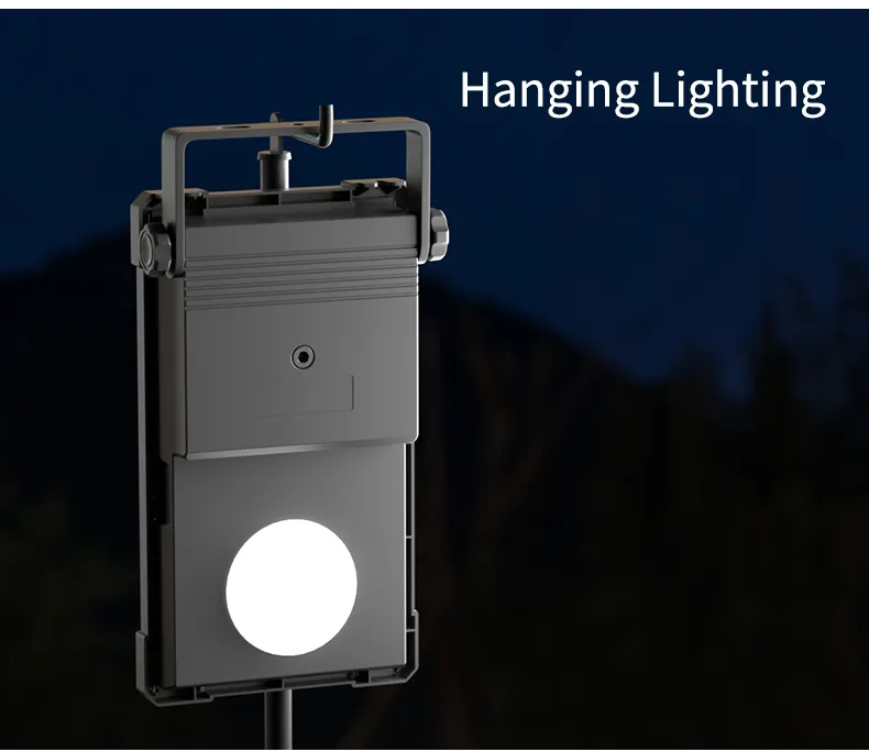 Lâmpada LED Solar de Manuseio Pesado e Confiável para Local de Construção