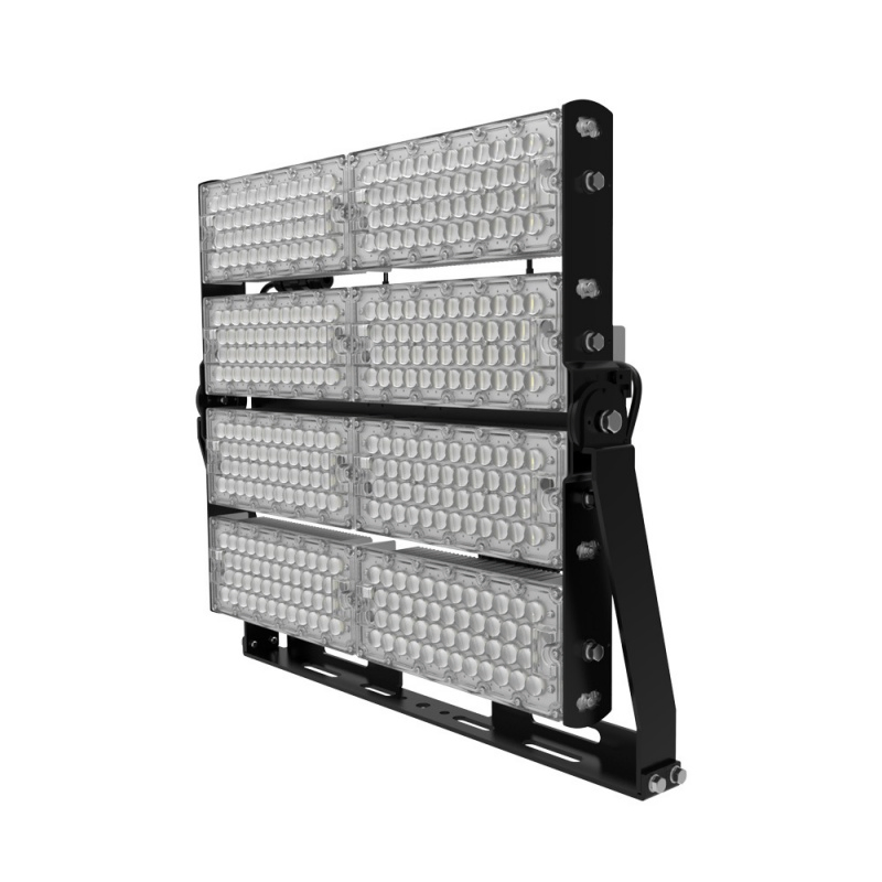 Iluminação de Estádio de Alto Mastro 100W 200W 300W 400W 500W 600W 800W 1000W 1200W Luz de Inundação LED Surto 20kv Ik10 IP66 95ra 180lm/W