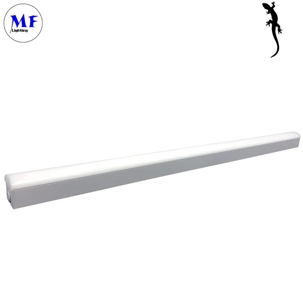 IP54 4FT 40W Iluminação de Túnel LED Tri-Proof Linkável ao Ar Livre de Alto Lúmen 160lm/W Luz Tubular LED Linear à Prova d'Água Luz Linear LED para Supermercado