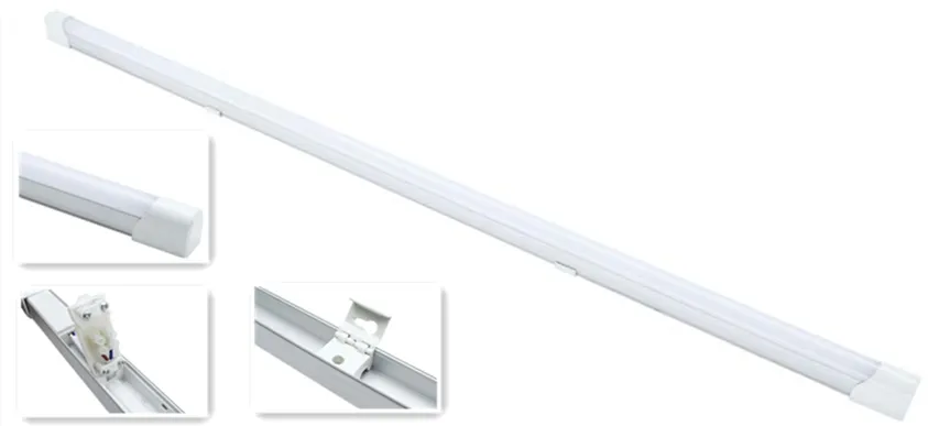 T8 0.6m 1.2m 1.5m Iluminação de Tubo LED Luz Linear Fita de Luz Luz de Túnel