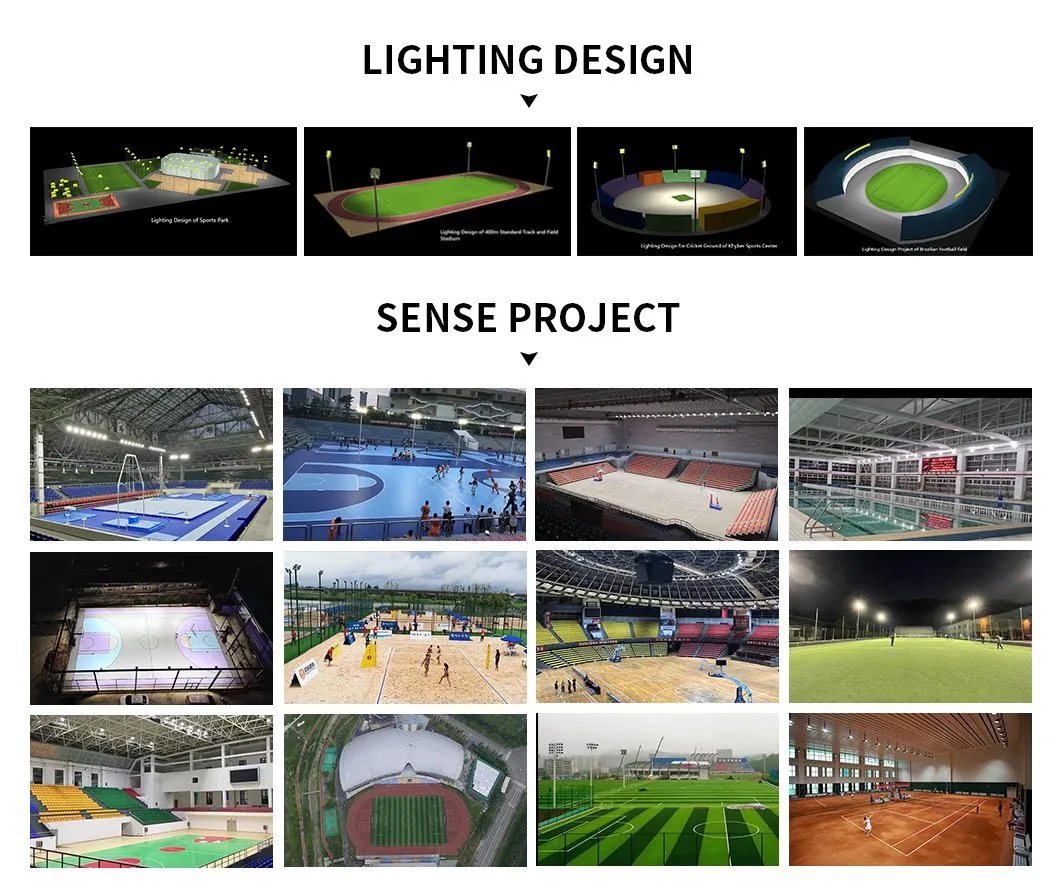 Design de Módulo Luz de Inundação LED IP66 À Prova D'Água 400W 500W 150lm/W Luz LED para Túnel Iluminação de Futebol Tênis / Iluminação de Quadra Esportiva Luz de Estádio