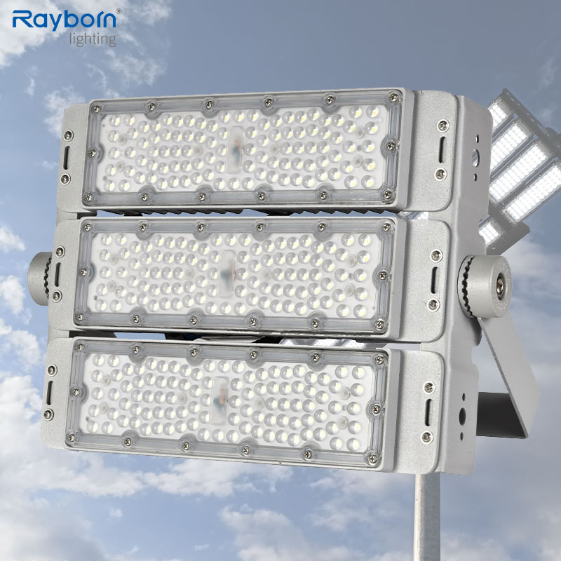 Iluminação Externa 200W/250W/300W/400W 500W 600W Holofote LED de Alta Potência para Outdoor, Outdoor, Quadra de Vôlei, Basquete, Tênis, Arena, Túnel, Estádio, Campo Esportivo
