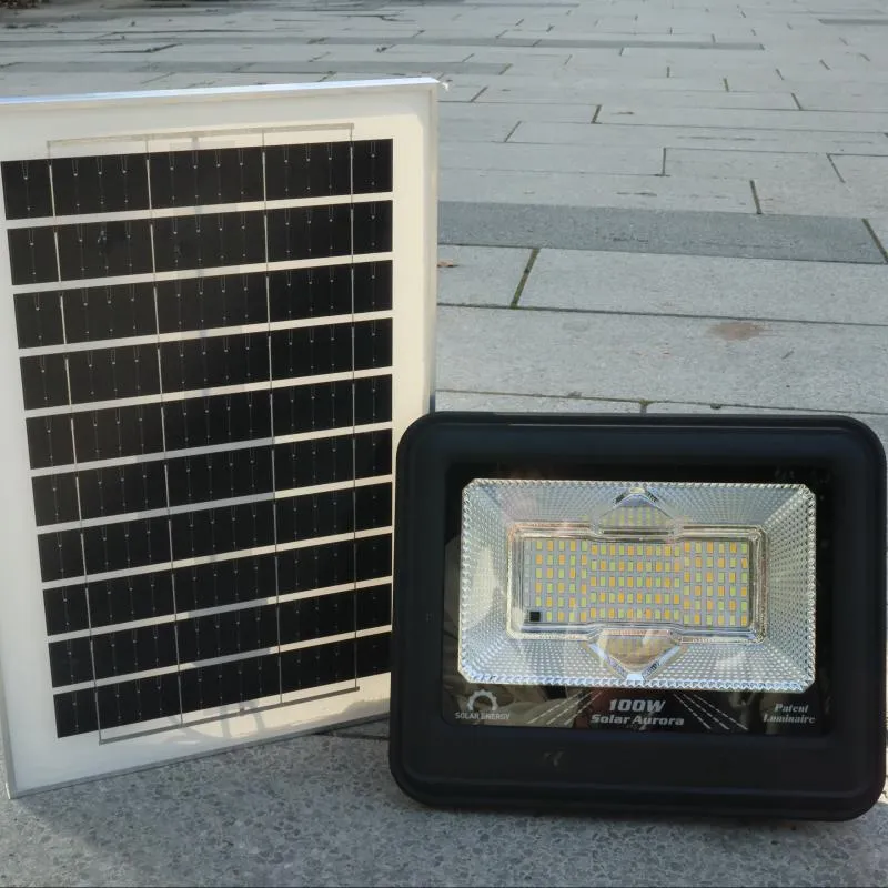 600W Luz de Inundação LED Solar Aurora