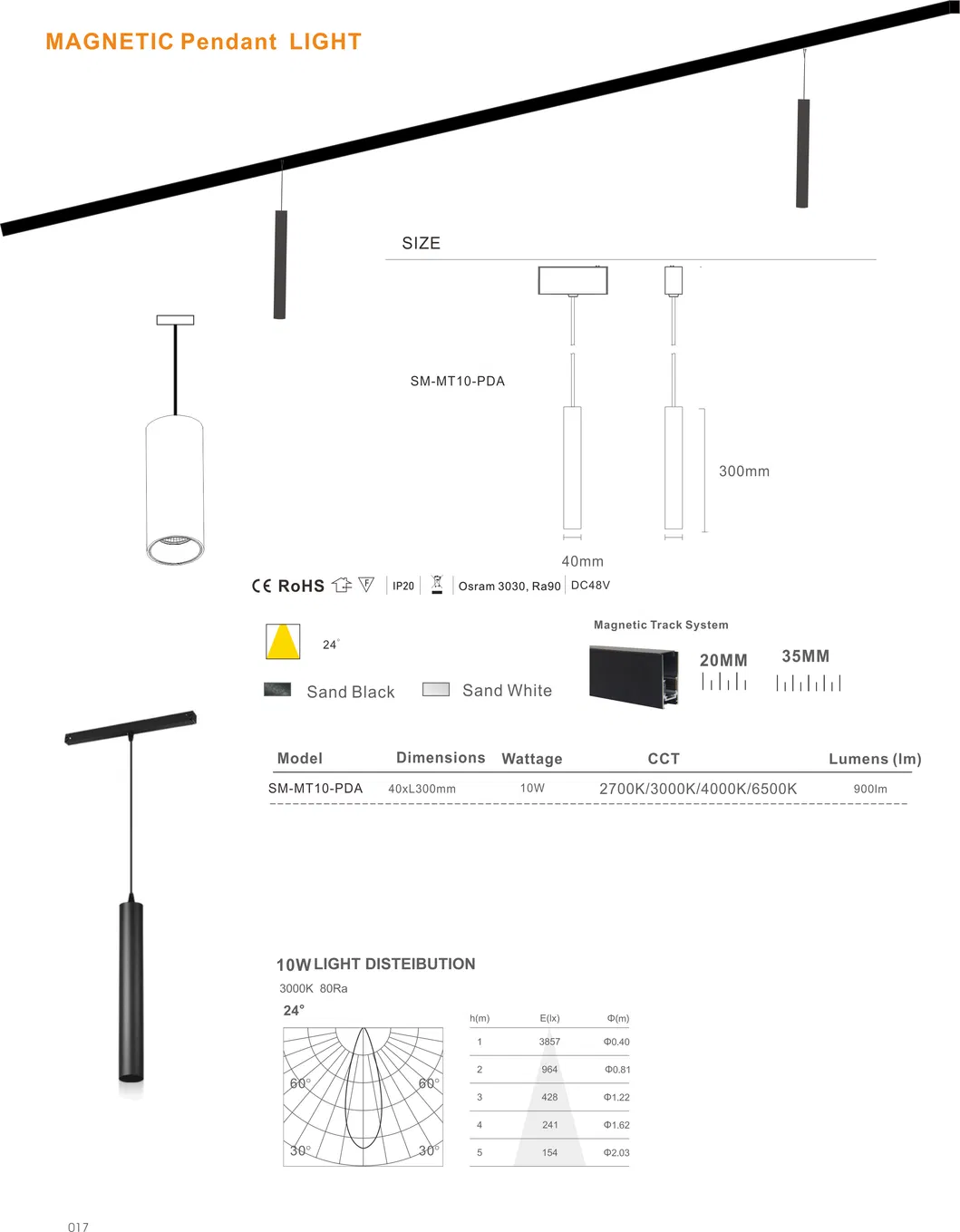 Tuya 48V Luz de Trilho Magnética Inteligente - 50K Lm LED Spot Flood, Tom Duplo