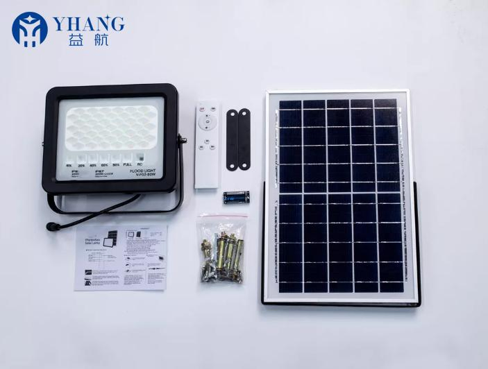Luz de Rua Holofote 25W 40W 60W 100W 200W IP65 Luz Solar LED Inteligente à Prova d'Água para Exterior