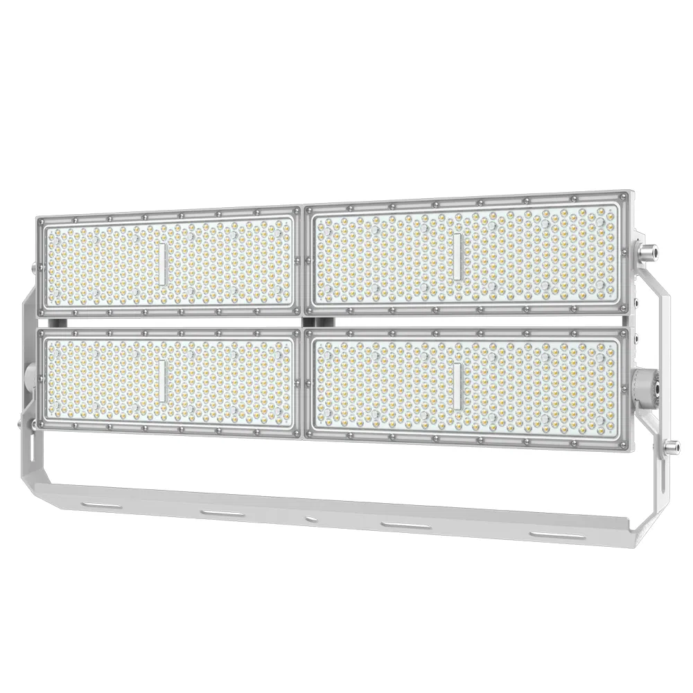 Luz de Inundação LED Projetor de Poste de Alta Mast para Iluminação de Estádio ao Ar Livre Área Pública Iluminação de Pátio de Contêiner 200W 400W 600W 800W 1000W