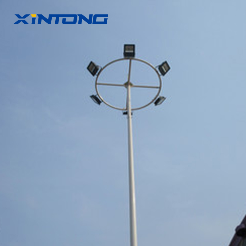 Xintong 1200W 300W 400W Poste de Iluminação de Alta Mastagem LED de Túnel à Prova d'Água Galvanizado Octogonal para Exterior