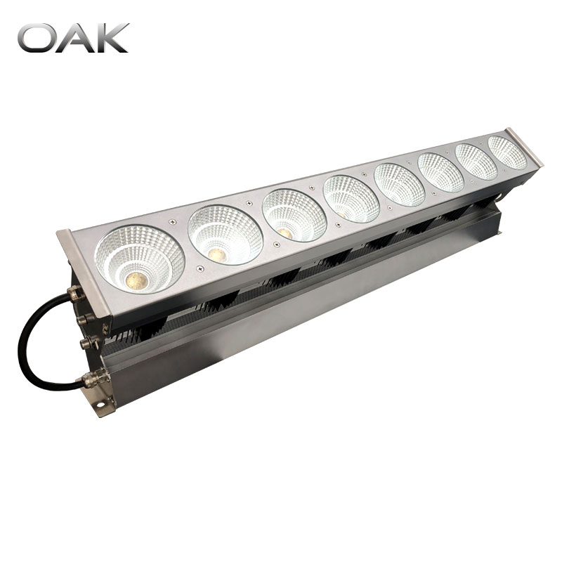 Iluminação Paisagística RGB Decoração Luz de Inundação LED com Controle Remoto e Dimerização para Exterior