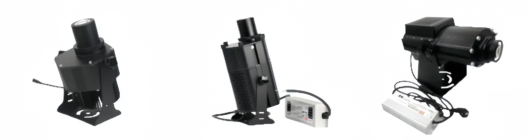 80W Projetor de Logo Personalizado com LED Rotativo Iluminações de Segurança para Empilhadeiras Industriais