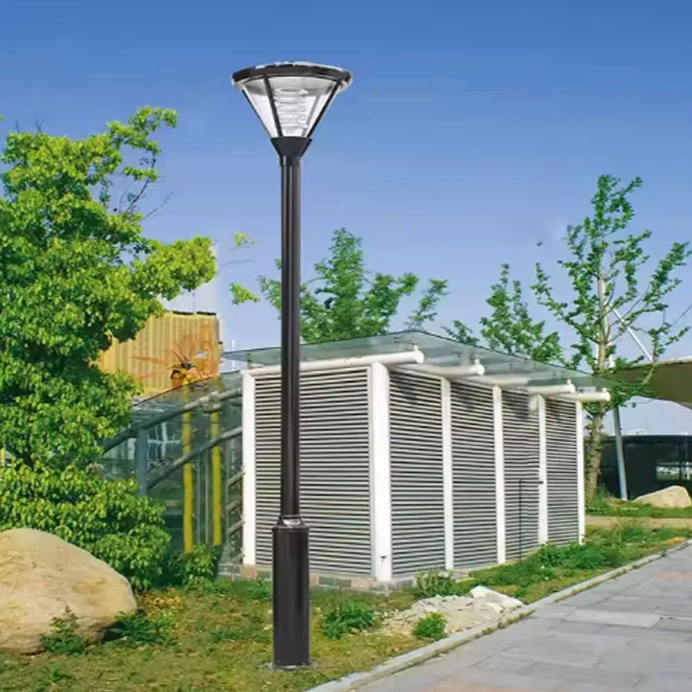 Moderna IP65 Poste de Luz de Jardim 50W Lâmpada Elétrica de Jardim para Iluminação Decorativa de Paisagismo ao Ar Livre Opulenta Luz LED
