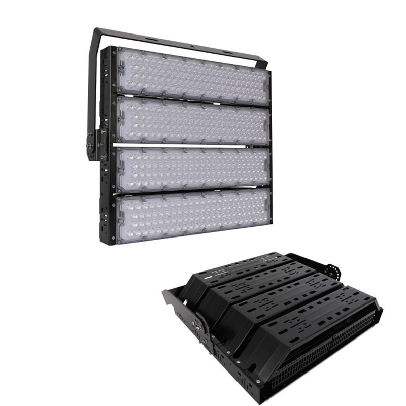 Iluminação de Estádio de Futebol LED Meanwell 160lm/W CRI>80 3000-6500K 1000W