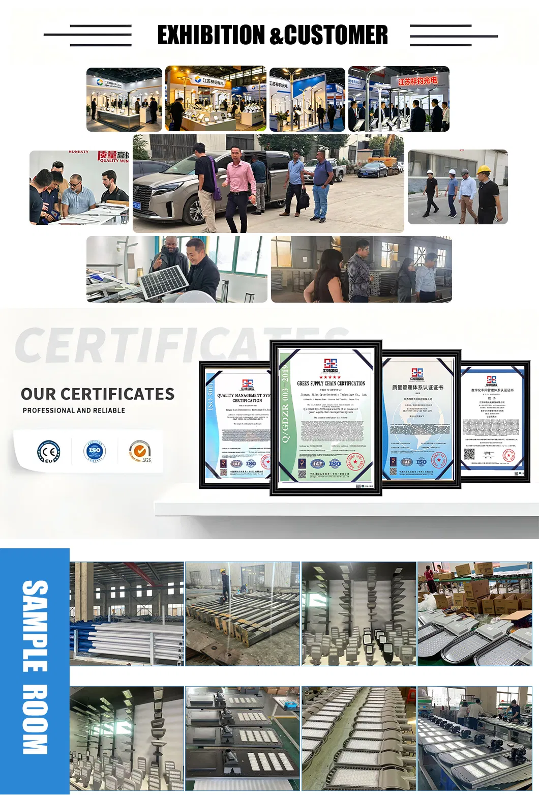 Instalações e certificação