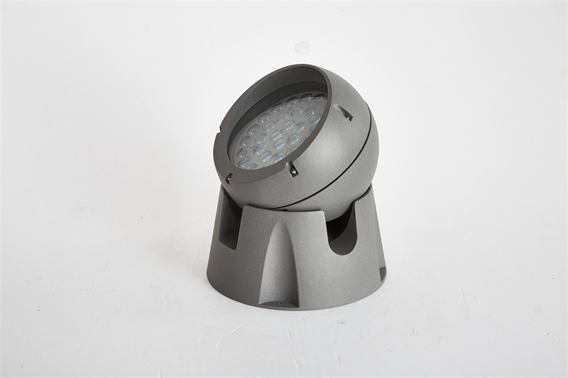 48W Holofote LED RGB Colorido de Alta Potência, Luz de Árvore com Ângulo Ajustável para Exterior, Lâmpada à Prova d'Água para Construção de Parque e Área Cênica IP65