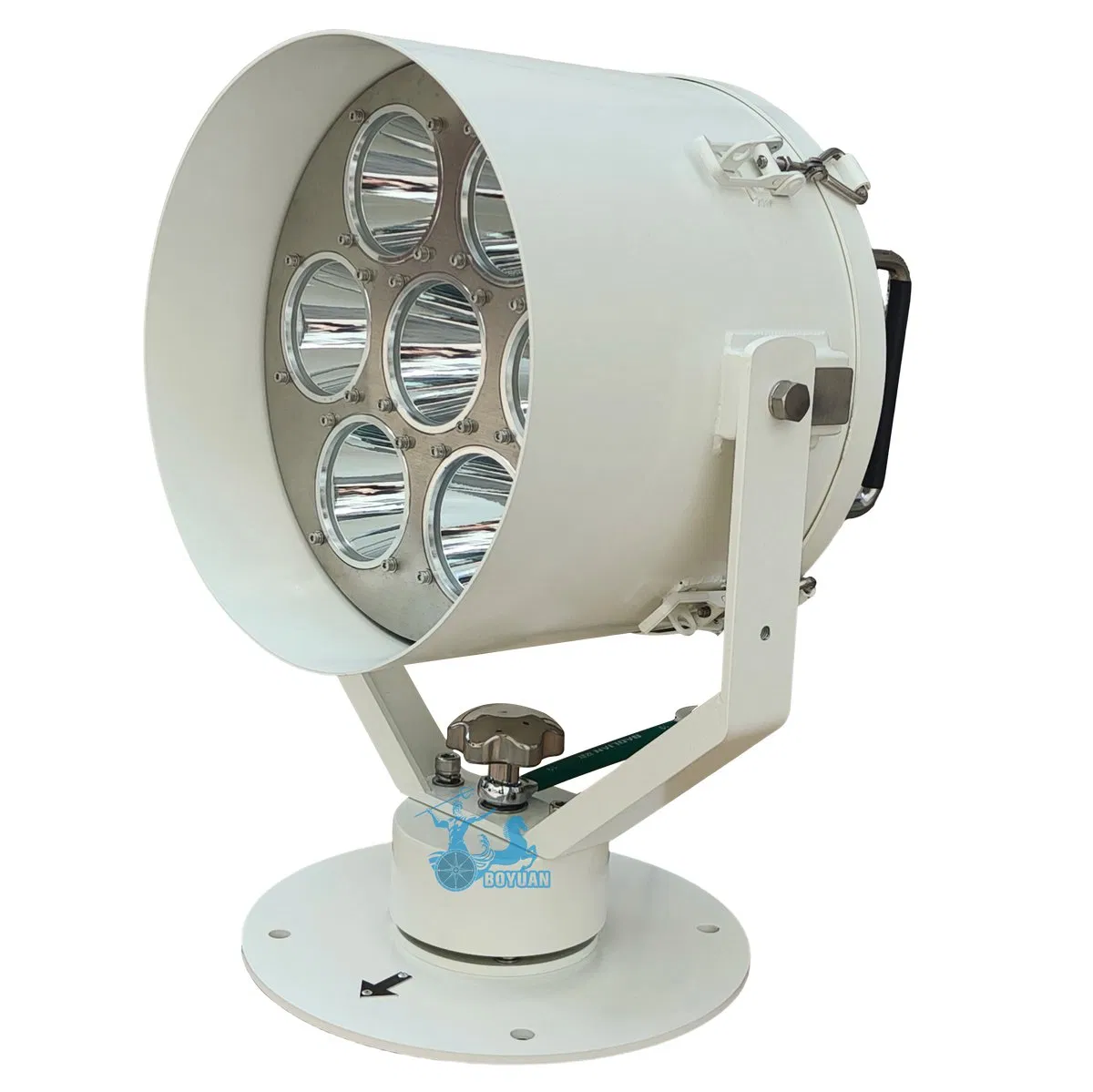 80-350W Holofote LED Marinho de Alta Potência 2deg Ângulo de Feixe Focado 1500-6000 Iluminação em Metros de Lanterna de Busca IP66/IP67 &IP69K Barcos com Quilha e Infláveis