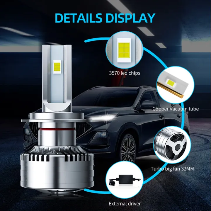 Farol VW Polo Lente Projetora Bi LED 3.0 Automotivo H7 Farol