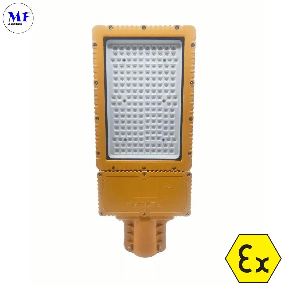 Iluminação Externa LED 60W/80W/100W/120W150W/200W/240W para Indústria de Petróleo, Gás e Química Iluminação de Segurança com Certificado Atex IP66 Luz Atex Luz à Prova de Explosão
