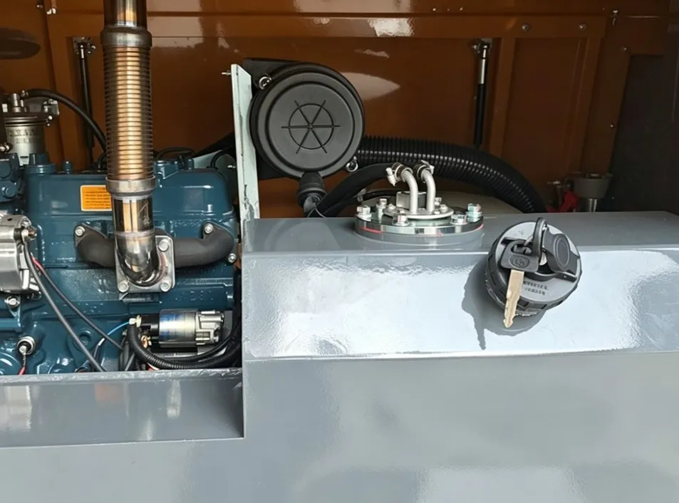 Depósito de combustível para trabalhos pesados e sistema do motor
