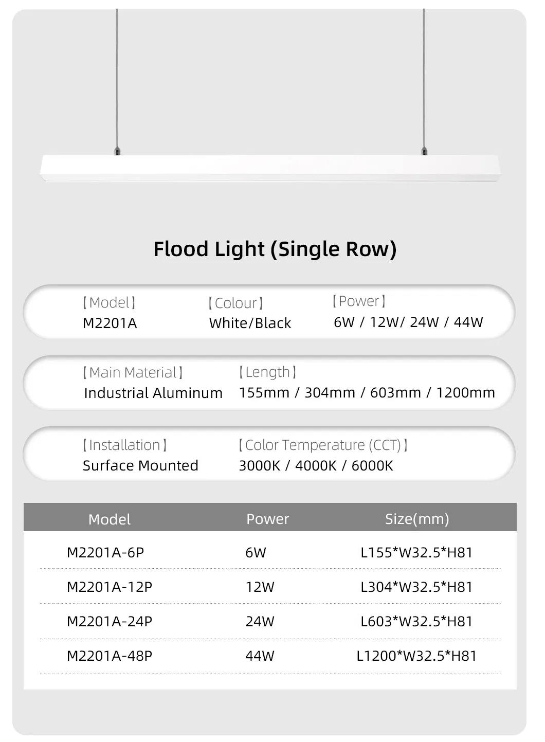Luz Linear LED