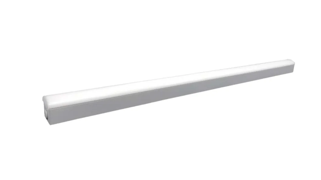 IP54 4FT 40W Iluminação de Túnel LED Tri-Proof Linkável ao Ar Livre de Alto Lúmen 160lm/W Luz Tubular LED Linear à Prova d'Água Luz Linear LED para Supermercado