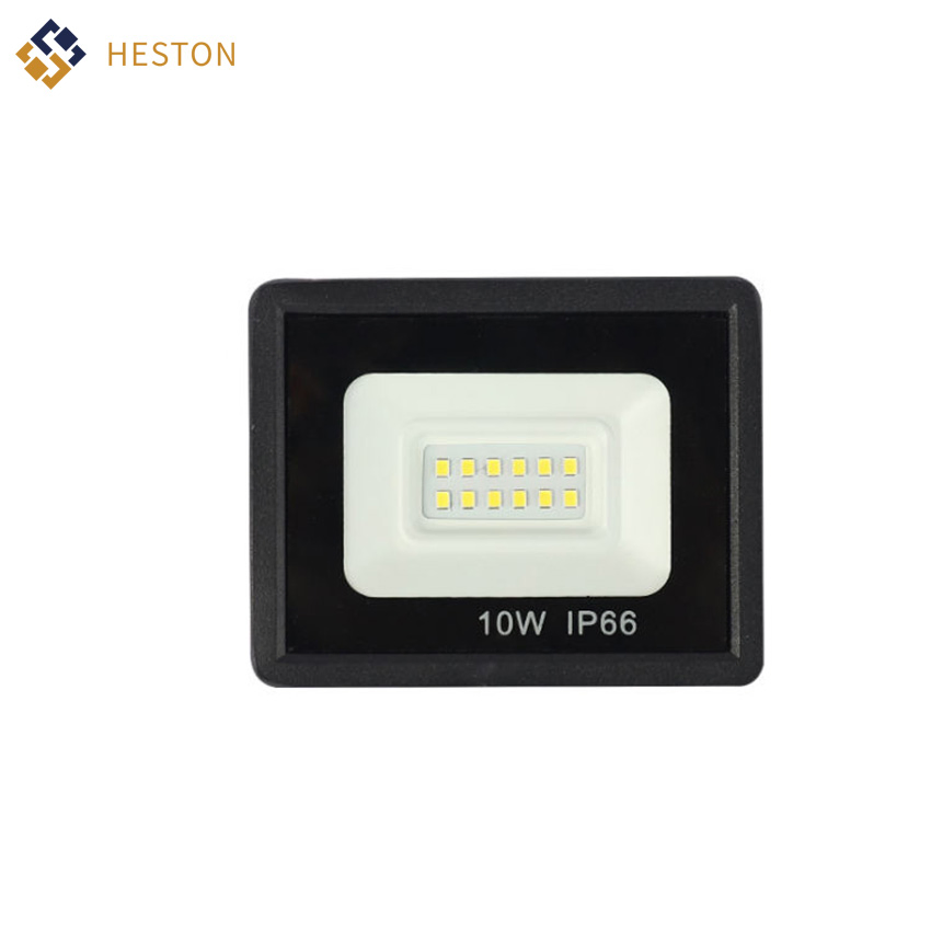 Luz de Inundação LED 10W 4000K IP66 Iluminação Projetora LED para Exterior Luz de Segurança