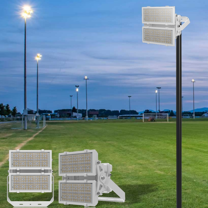 Módulo de Iluminação de Estádio com LED de Alta Brilho, Luz de Rua LED com Capa de Alumínio Fundido