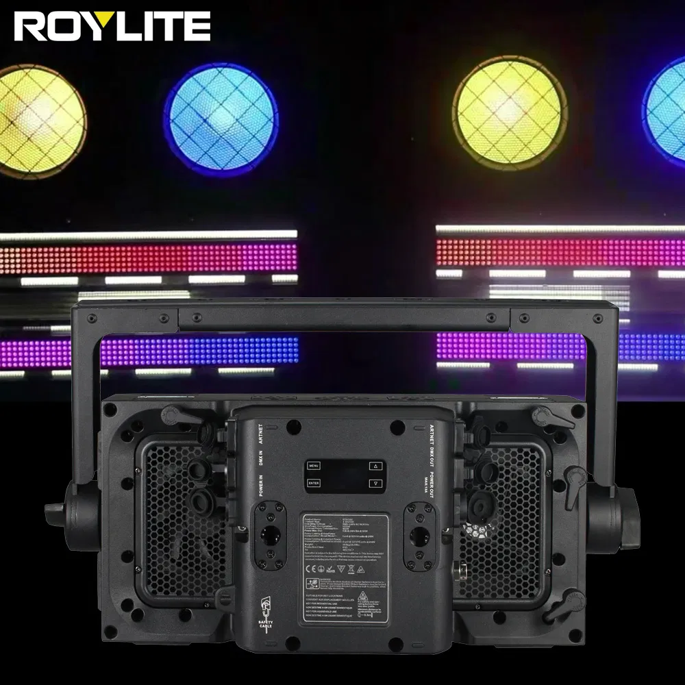 800W Painel de Estroboscópio RGB LED à Prova d'Água para Arquitetura Externa, Iluminação de Estágio Estroboscópica Jointable