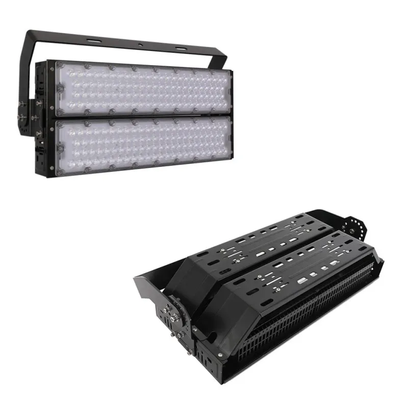 Iluminação de Estádio de Futebol LED Meanwell 160lm/W CRI>80 3000-6500K 1000W
