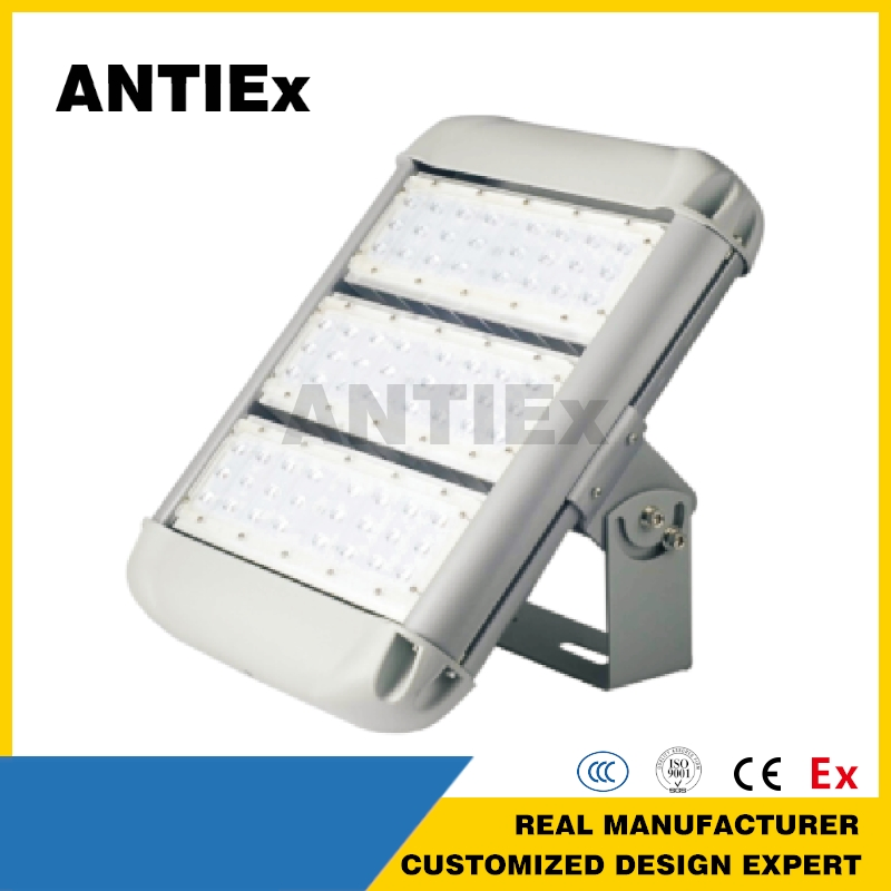 Iluminação Externa Ajustável Lente PMMA 100W Holofote LED IP65 Luzes de Túnel LED