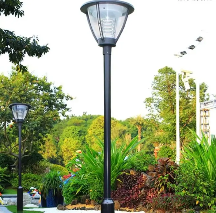 Moderna IP65 Poste de Luz de Jardim 50W Lâmpada Elétrica de Jardim para Iluminação Decorativa de Paisagismo ao Ar Livre Opulenta Luz LED